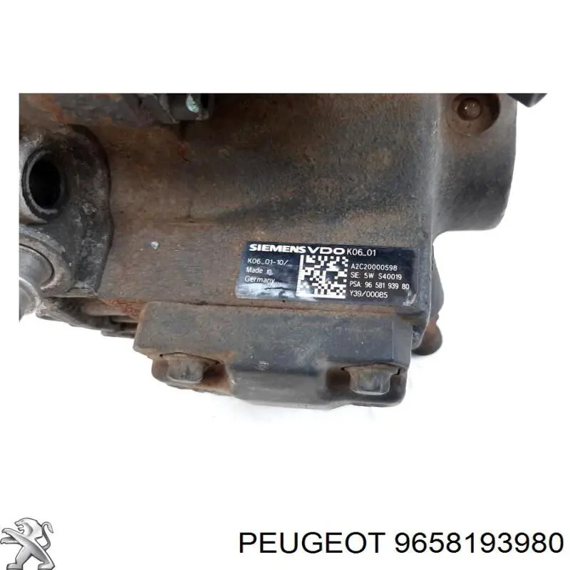 9658193980 PEUGEOT Bomba inyectora original y equivalente