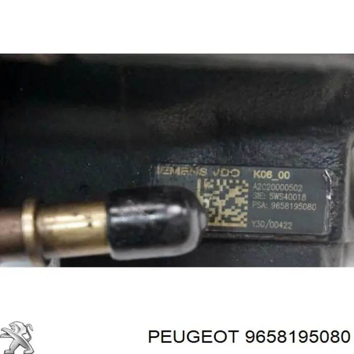 9658195080 Peugeot/Citroen насос топливный высокого давления (тнвд)