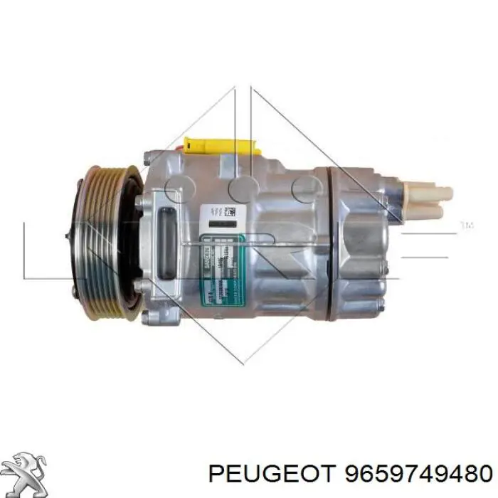 Компрессор кондиционера 9659749480 Peugeot/Citroen