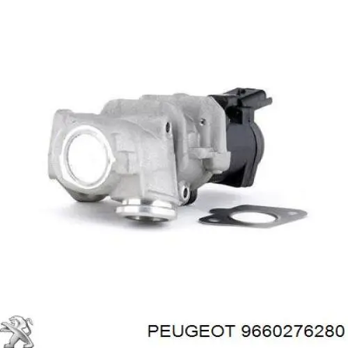 9660276280 Peugeot/Citroen válvula egr de recirculação dos gases