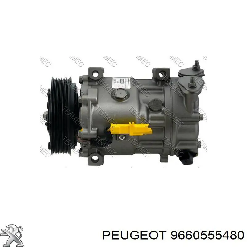 Компрессор кондиционера 9660555480 Peugeot/Citroen