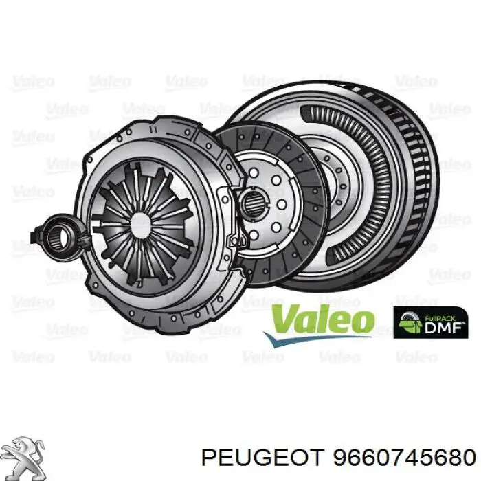 Купить 9660745680 Peugeot/Citroen Маховик с зубчатым ободом
