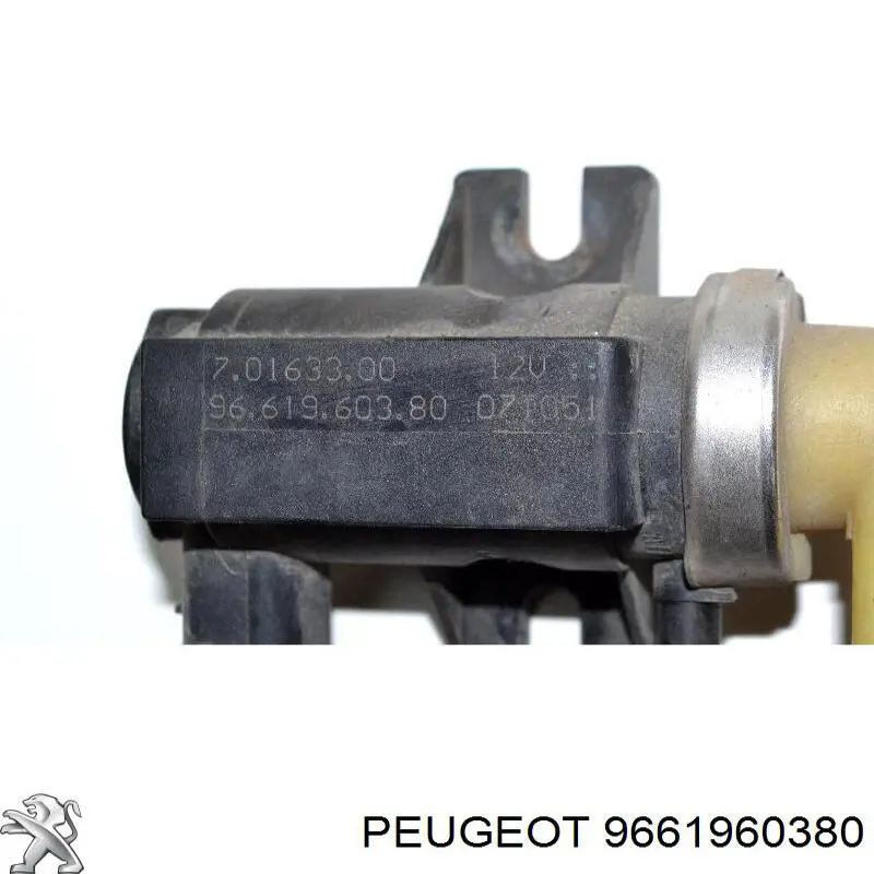 9661960380 Peugeot/Citroen клапан преобразователь давления наддува (соленоид)