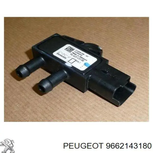 9662143180 Peugeot/Citroen sensor de pressão dos gases de escape