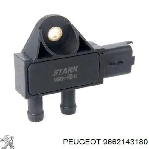 9662143180 PEUGEOT Sensor de presion gases de escape original y equivalente