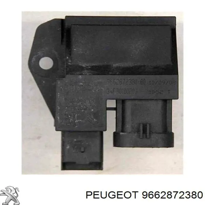 Регулятор оборотов вентилятора охлаждения (блок управления) Peugeot/Citroen 9662872380