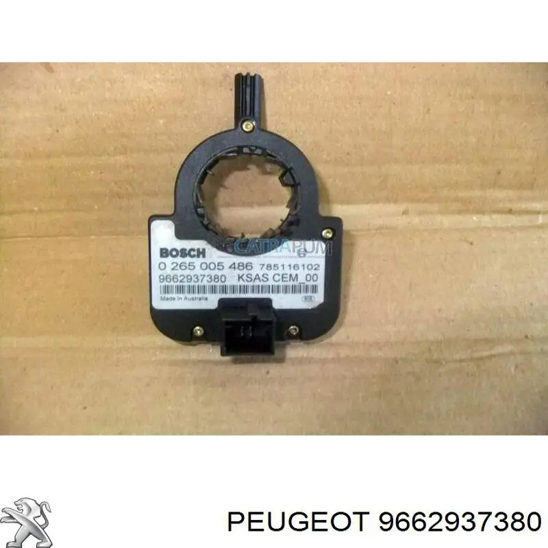 9662937380 Peugeot/Citroen sensor do ângulo de viragem do volante de direção