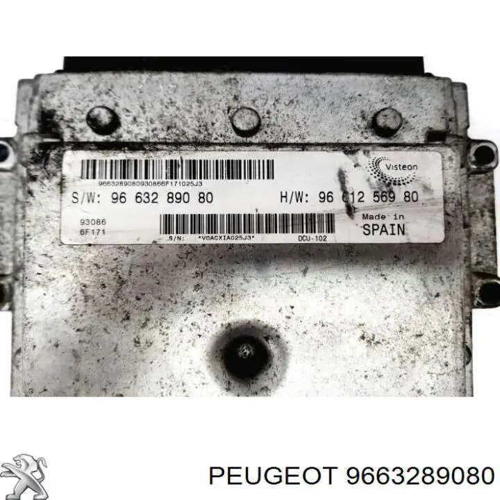  9663289080 Peugeot/Citroen