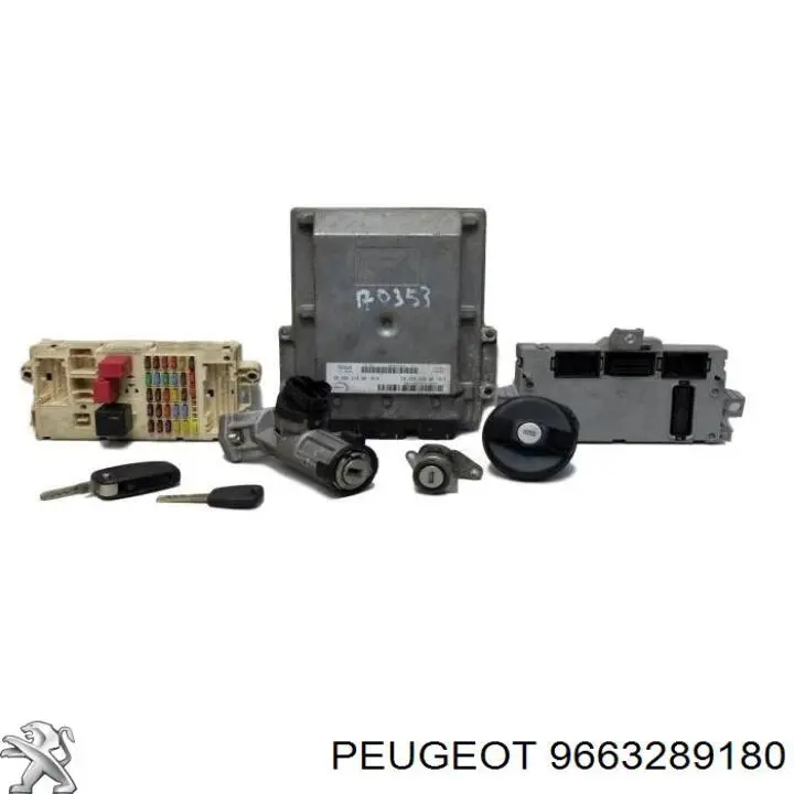 Купить 9663289180 Peugeot/Citroen Электронный блок управления двигателем