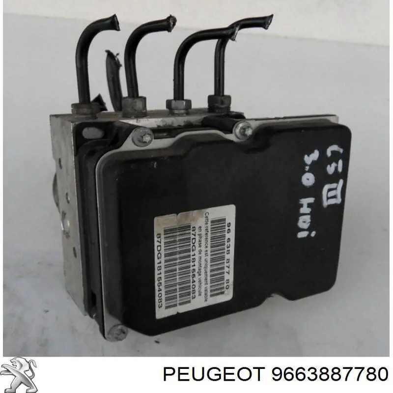 9666226380 Peugeot/Citroen Блок ABS гидравлический