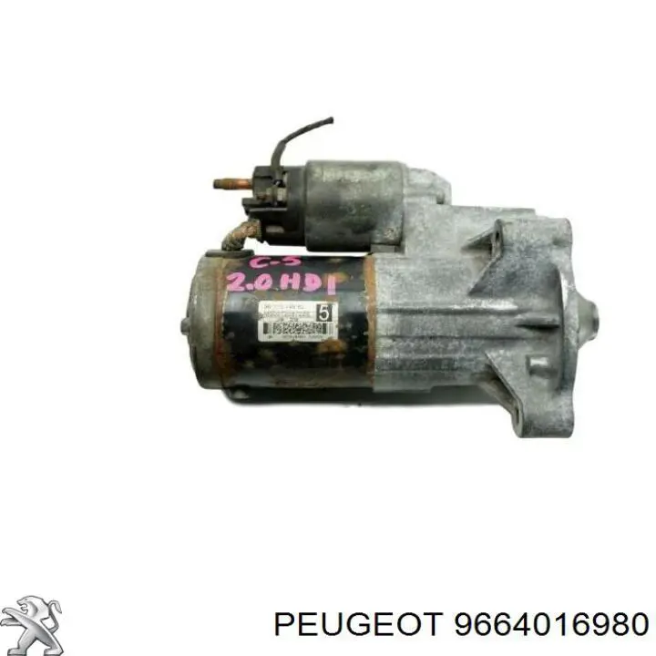 9664016980 Peugeot/Citroen Стартер автомобиля