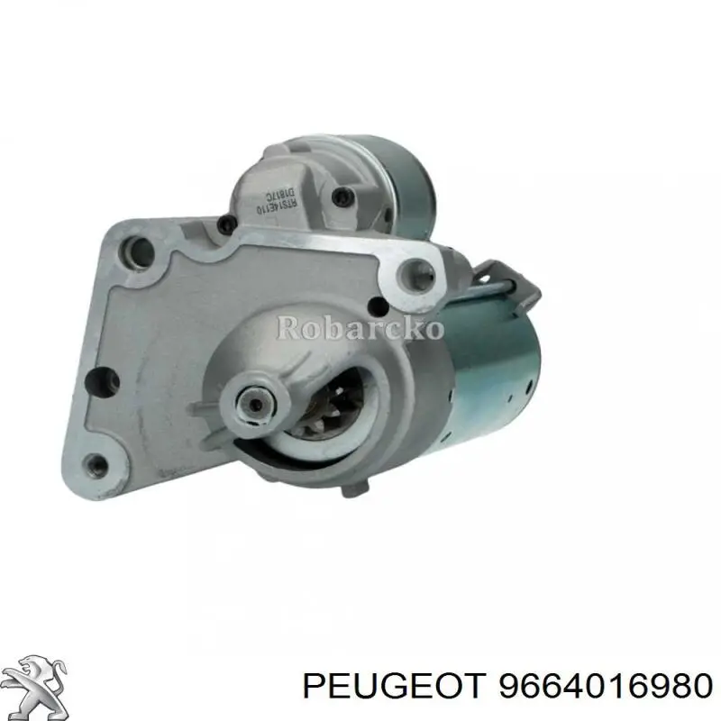 Стартер 9664016980 Peugeot/Citroen