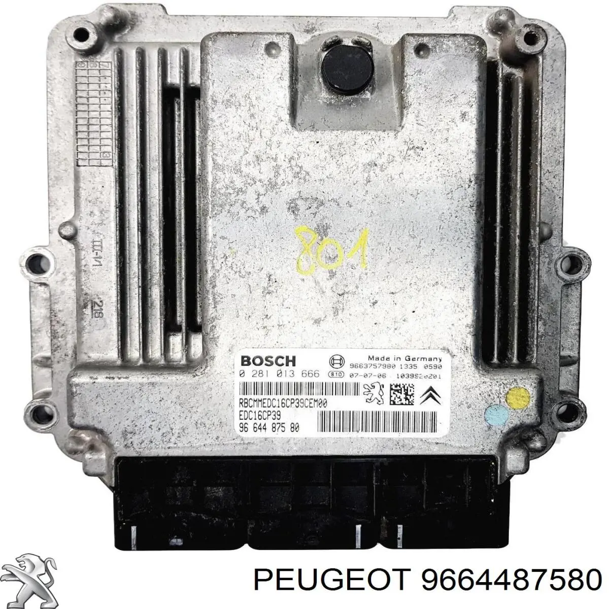 ЭБУ двигателем Peugeot/Citroen 0281013666 цена, от 50.62 USD