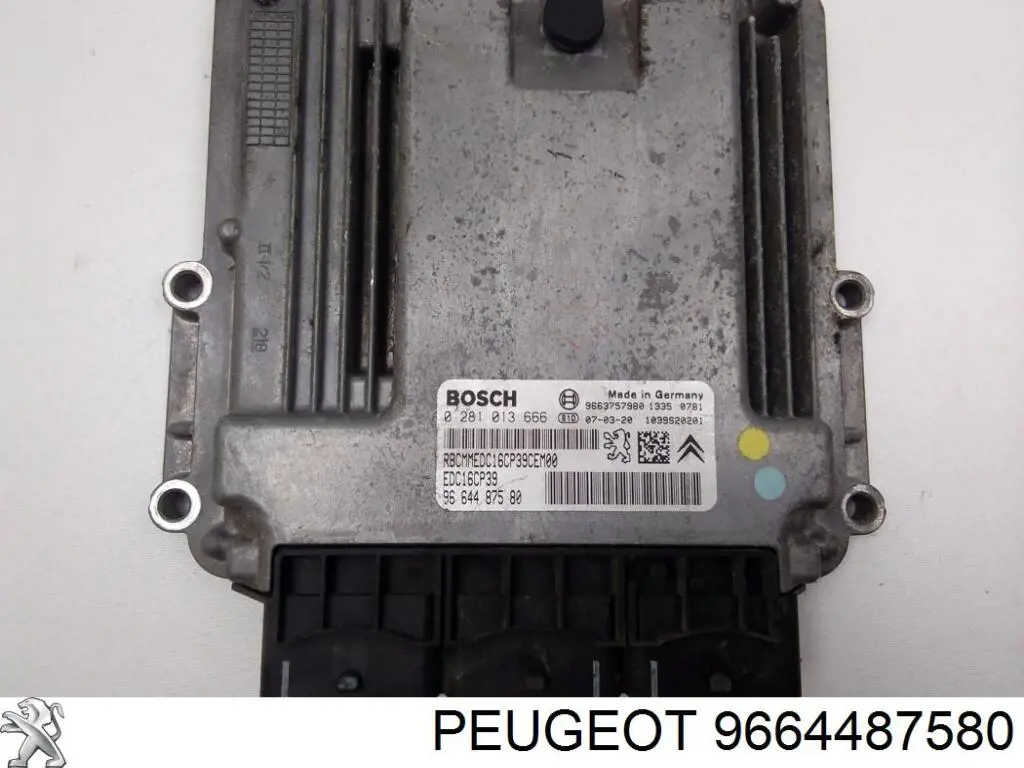 Купить 0281013666 Peugeot/Citroen Электронный блок управления двигателем