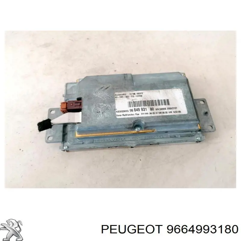 9664993180 PEUGEOT Pantalla Multifuncion original y equivalente