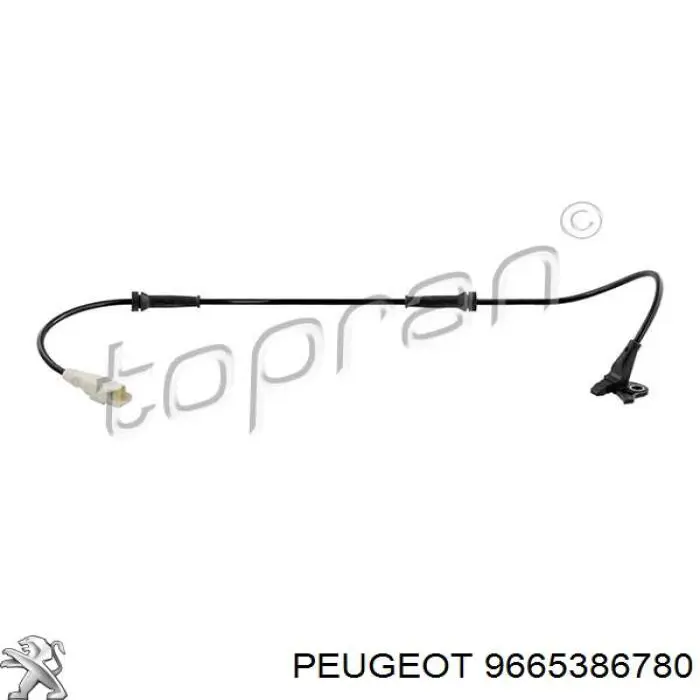 Датчик антиблокировочной системы торможения Peugeot/Citroen 9665386780 цена, от 10.36 USD
