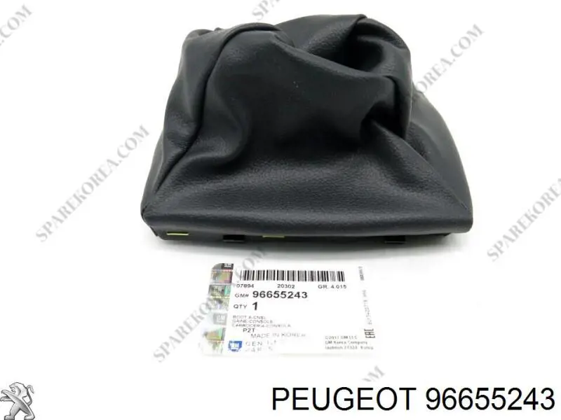 96655243 Peugeot/Citroen capa para a avalanca de mudança