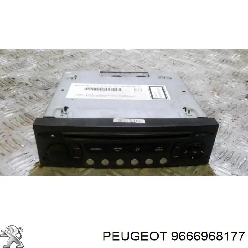 Магнитола 96669681XT Peugeot/Citroen