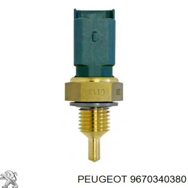 Sensor de temperatura del refrigerante 9670340380 Peugeot/Citroen