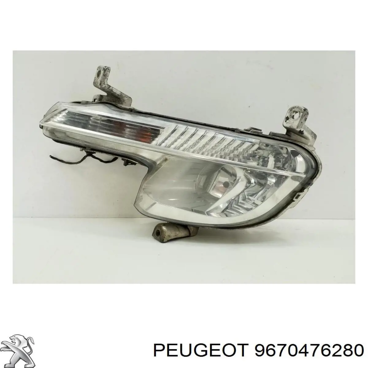 9670476280 Peugeot/Citroen фара противотуманная левая