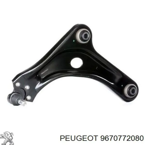 Рычаг передней подвески нижний левый 9670772080 Peugeot/Citroen