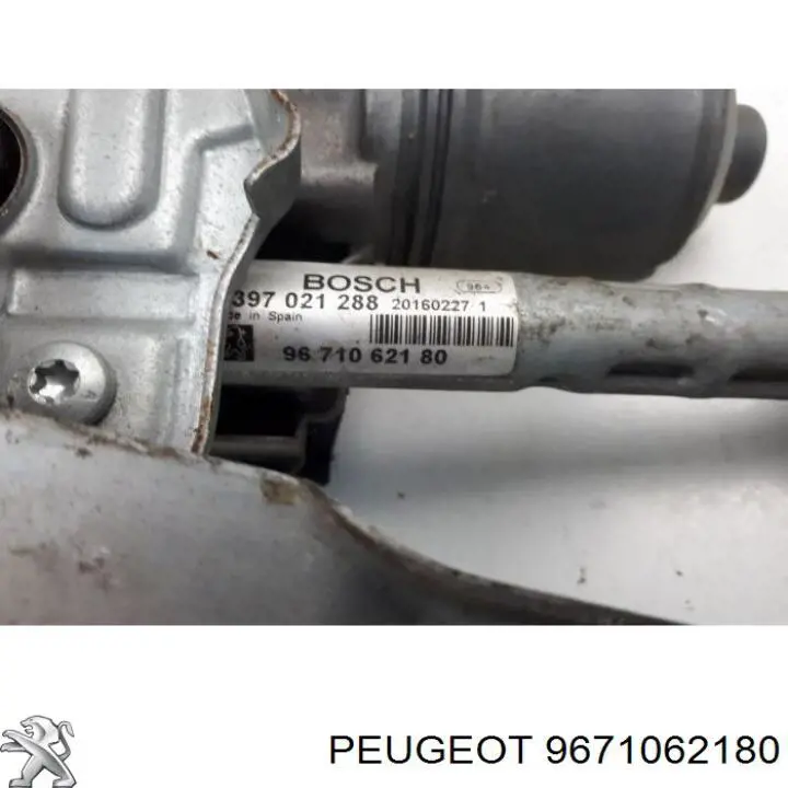 Trapézio de limpador pára-brisas esquerdo para Peugeot 3008 