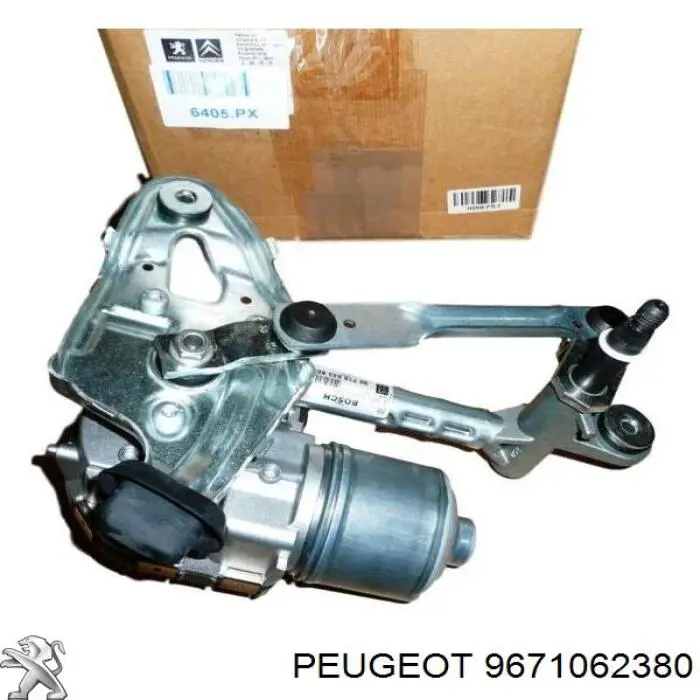 9671062380 Peugeot/Citroen trapézio de limpador pára-brisas direito