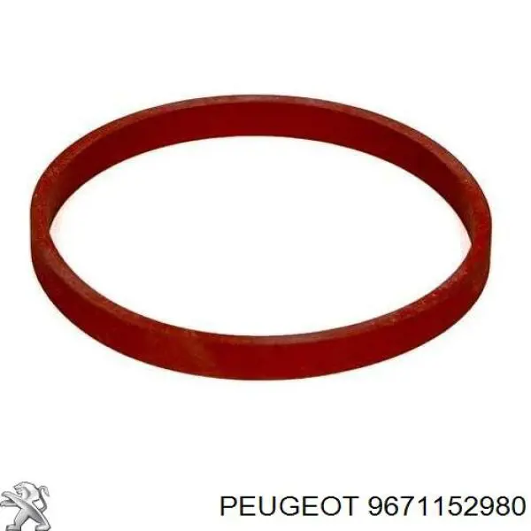 Junta (anillo) de la manguera de enfriamiento de la turbina, retorno 9671152980 Peugeot/Citroen