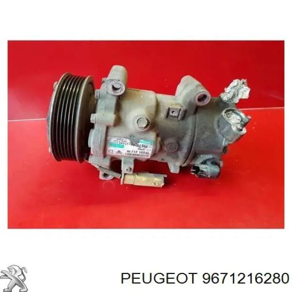 9671216280 Peugeot/Citroen compressor de aparelho de ar condicionado