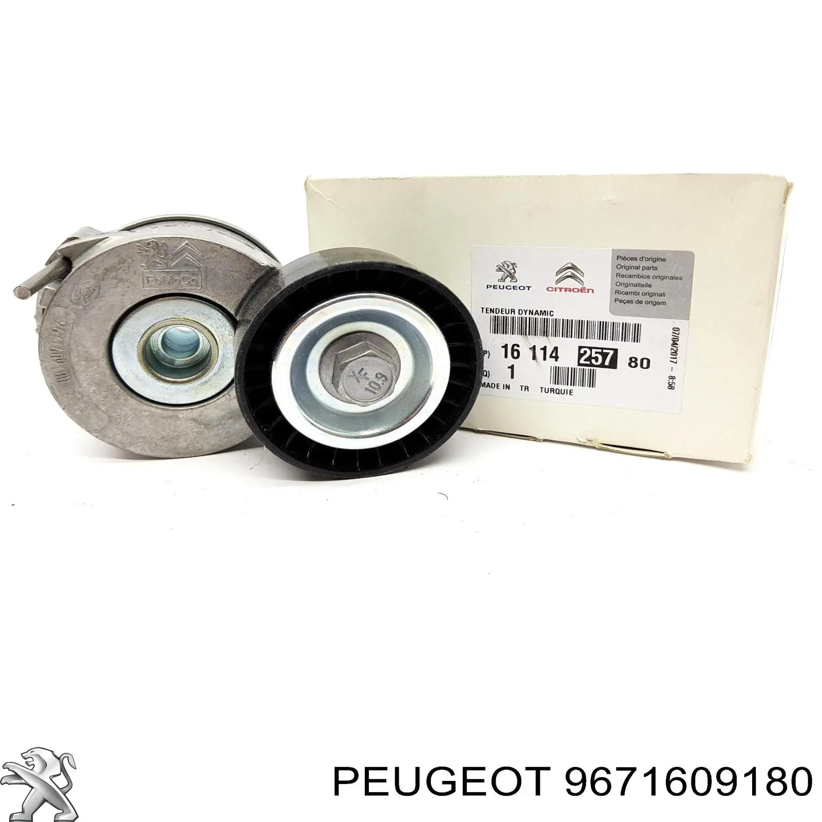 Роликовий модуль натяжителя ремня Peugeot/Citroen 9671609180 цена, от 17.52 USD