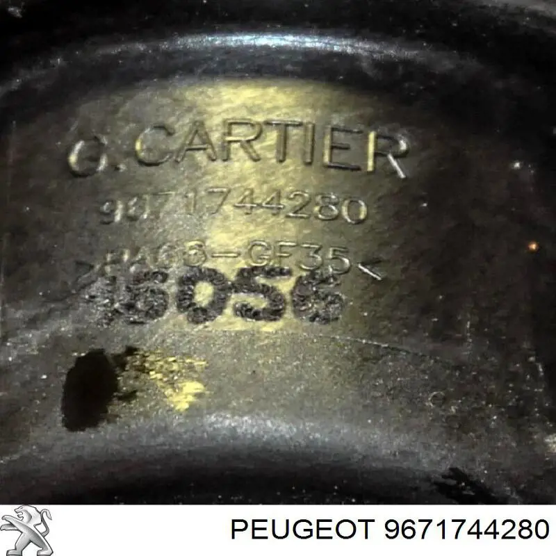 9671744280 Peugeot/Citroen Клапан PCV вентиляции картера