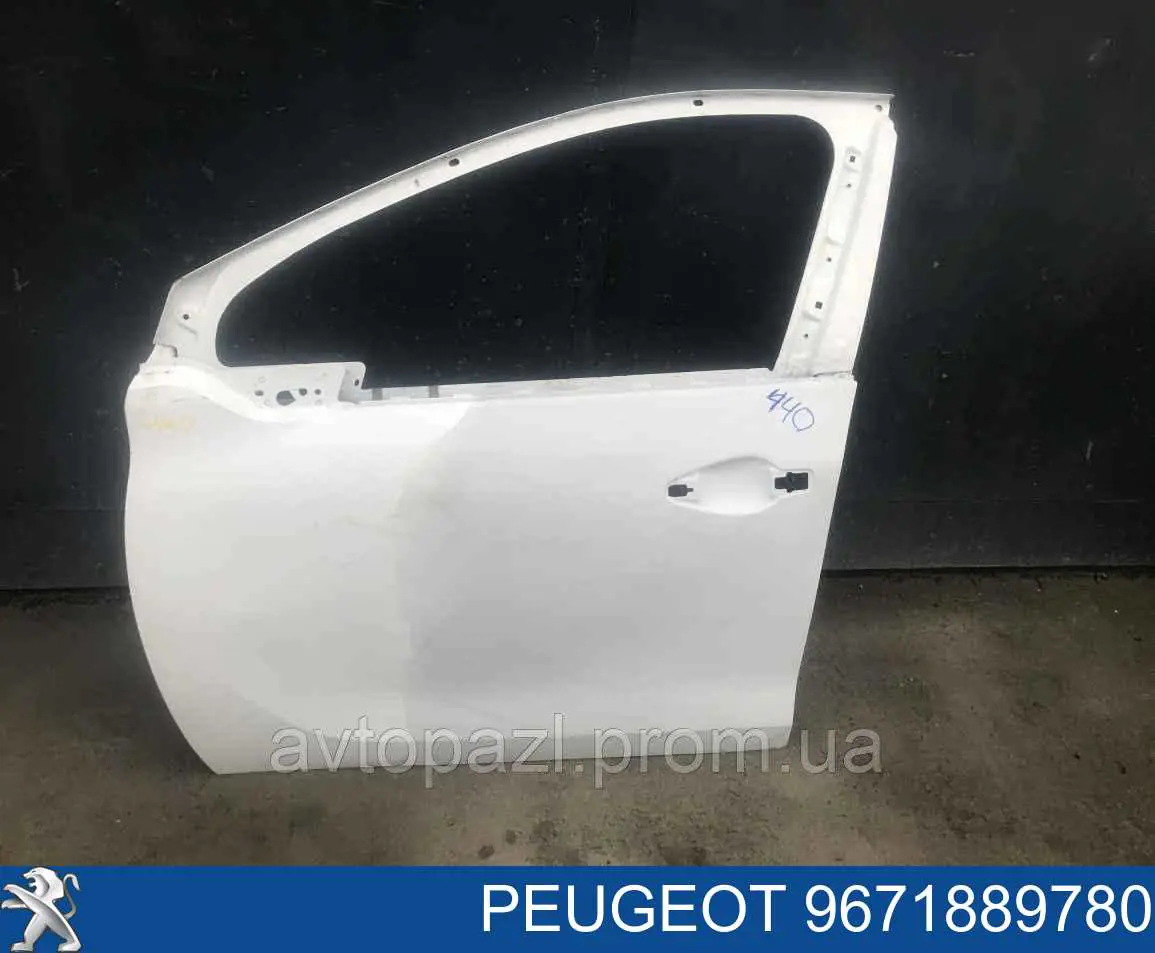 9671889780 Peugeot/Citroen porta dianteira esquerda