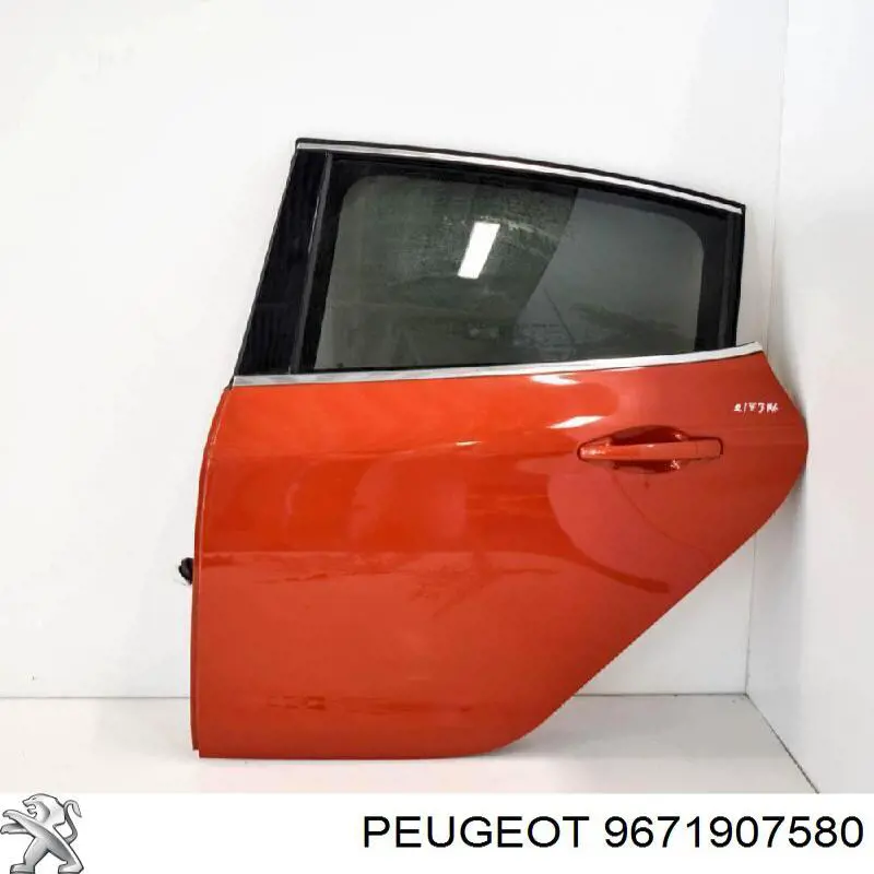 Дверь задняя левая Peugeot/Citroen 9671907580