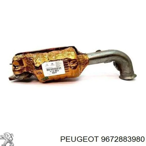 9672883980 PEUGEOT Catalizador original y equivalente