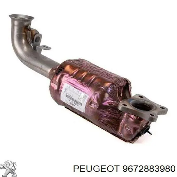 9672883980 Peugeot/Citroen конвертор - катализатор