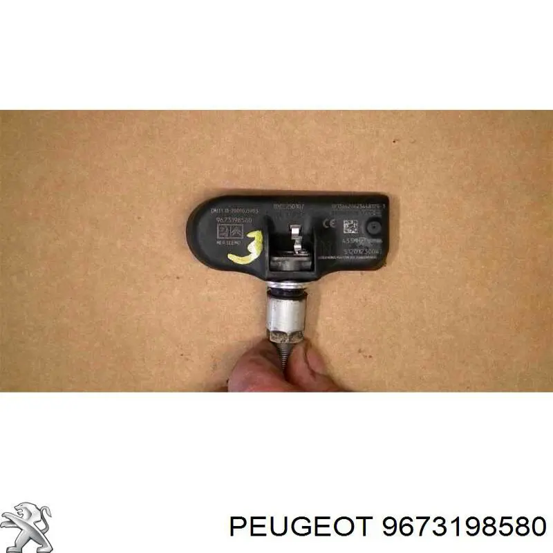 9673198580 Peugeot/Citroen датчик давления воздуха в шинах
