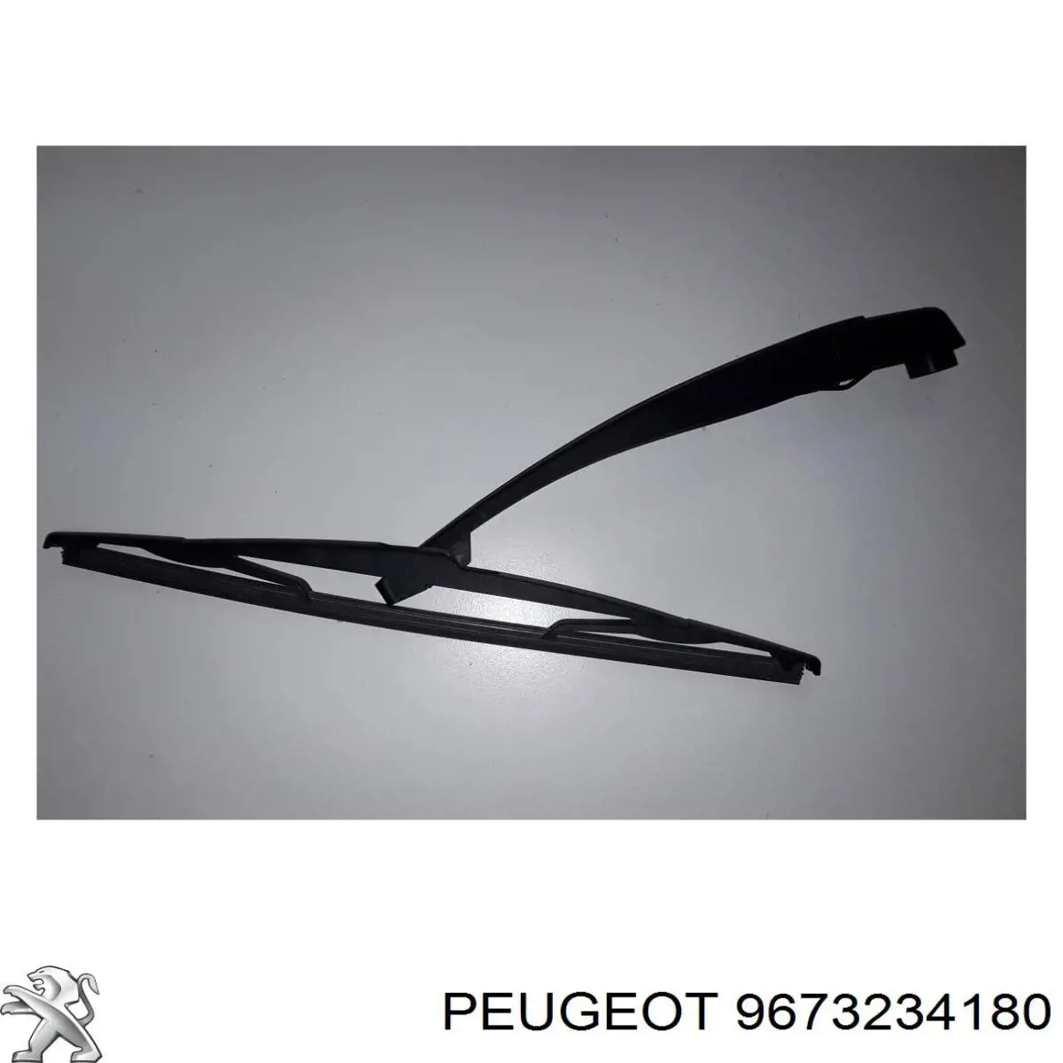 9673234180 Peugeot/Citroen braço de limpa-pára-brisas de vidro traseiro