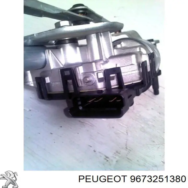 9673251380 Peugeot/Citroen мотор стеклоочистителя заднего стекла