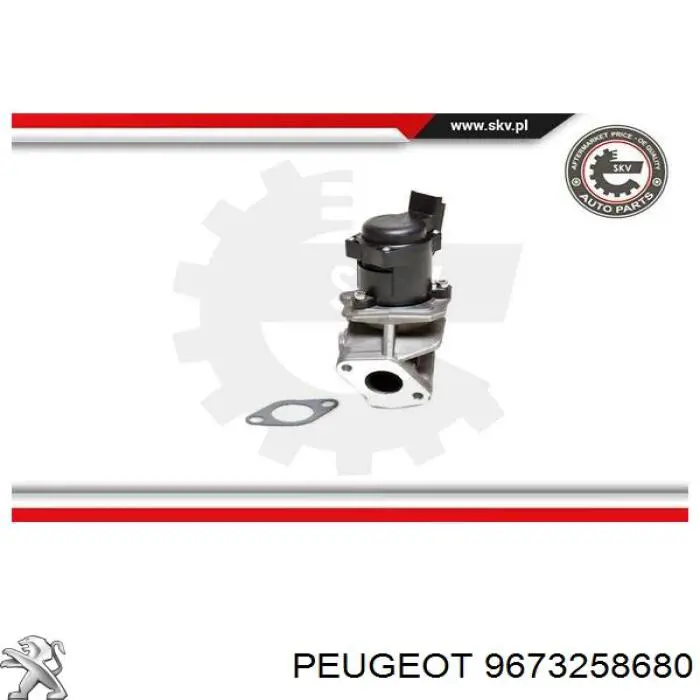 Приборы управления системы рециркуляции Peugeot/Citroen 9673258680 цена, от 50.87 USD