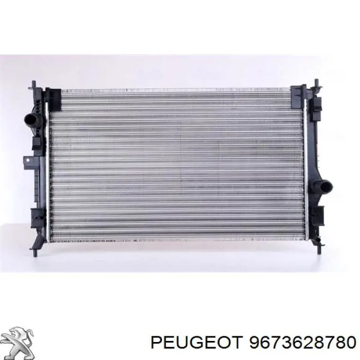 Купить 9673628780 Peugeot/Citroen Радиатор водяной
