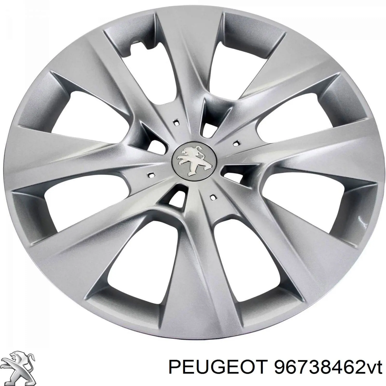 Колпаки на диски 96738462VT Peugeot/Citroen