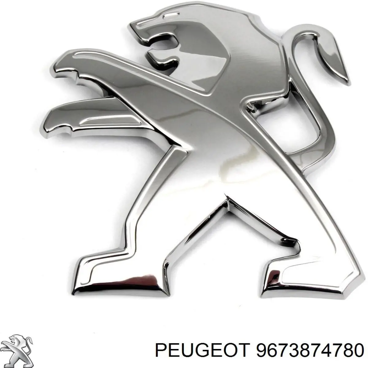 Эмблема капота на Peugeot 208 