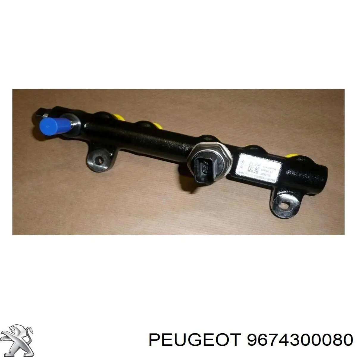 9674300080 Peugeot/Citroen distribuidor de combustível (rampa)