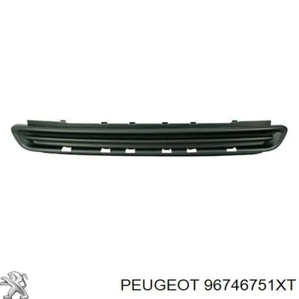 Купить 96746751XT Peugeot/Citroen Решетка переднего бампера, центральная