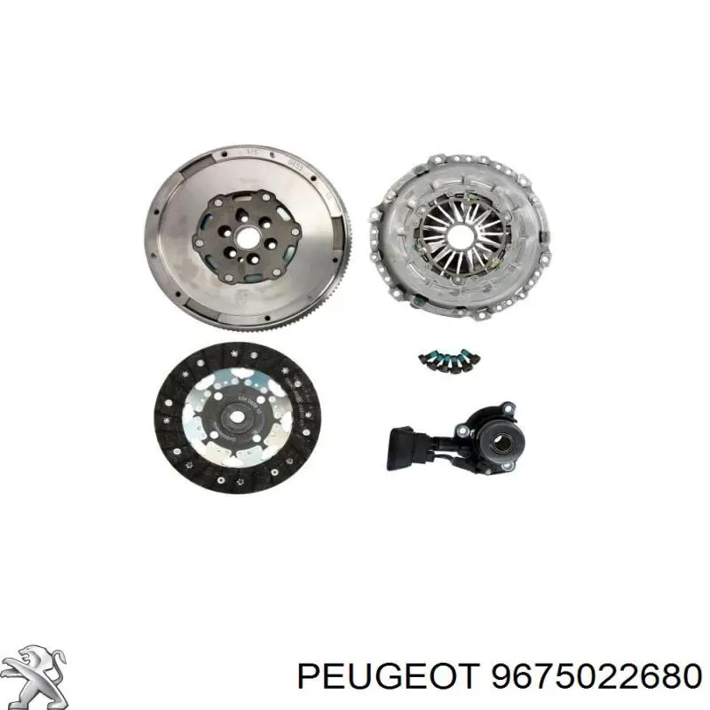 Комплект сцепления (3 части) Peugeot/Citroen 9675022680 цена, от 314.49 USD