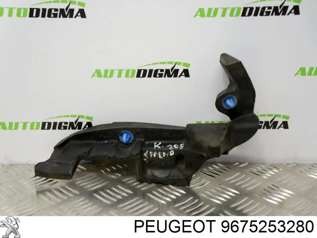 Купить 9675253280 Peugeot/Citroen Левый дефлектор радиатора