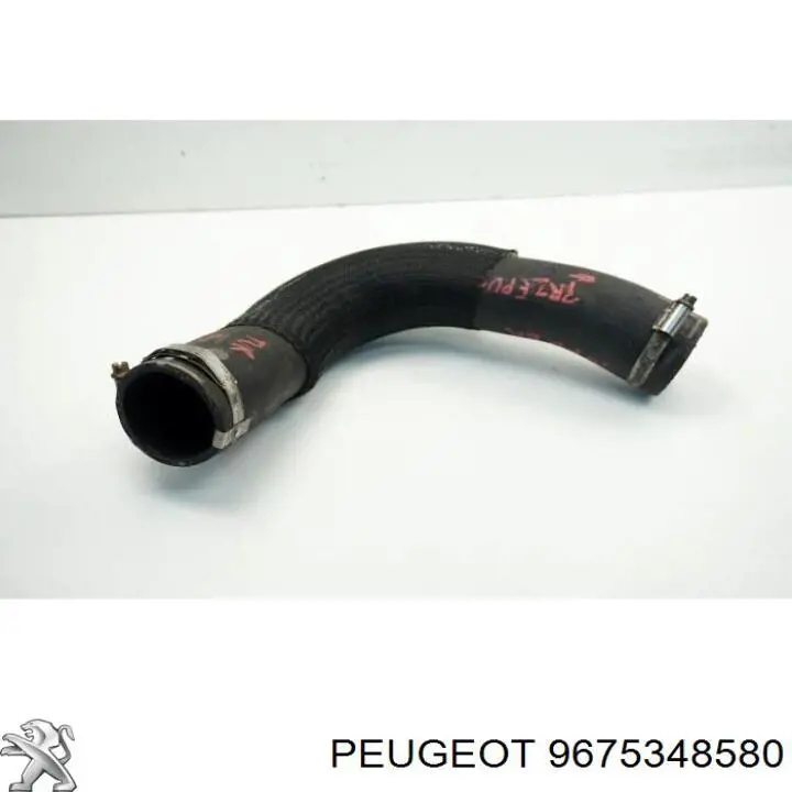 9675348580 Peugeot/Citroen cano derivado de ar, da válvula de borboleta