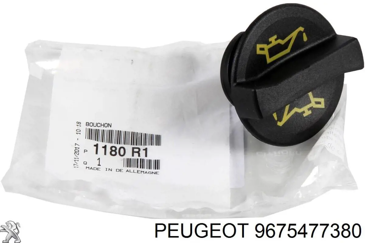 Купить 9675477380 Peugeot/Citroen Крышка маслозаливной горловины
