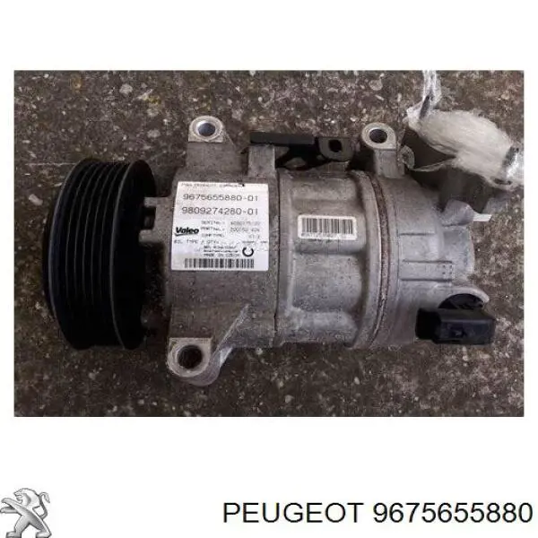 9675655880 Peugeot/Citroen compressor de aparelho de ar condicionado