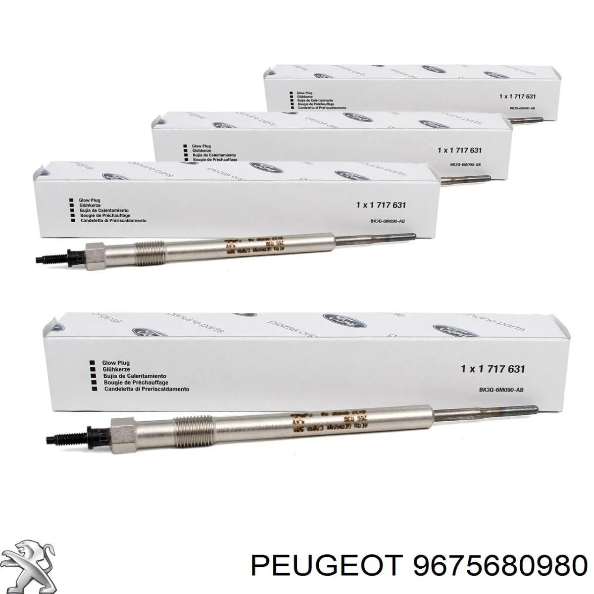 Купить 9675680980 Peugeot/Citroen Свечи накала